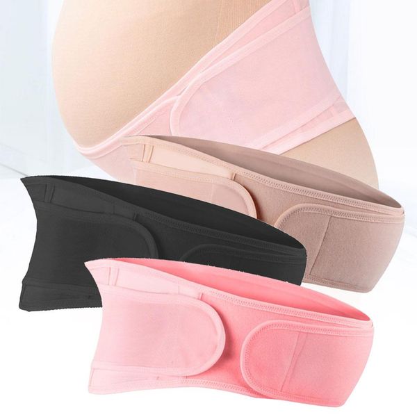 

pregnant women maternity abdominal support belt breathable waist protection band for prenatal and postnatal women, White
