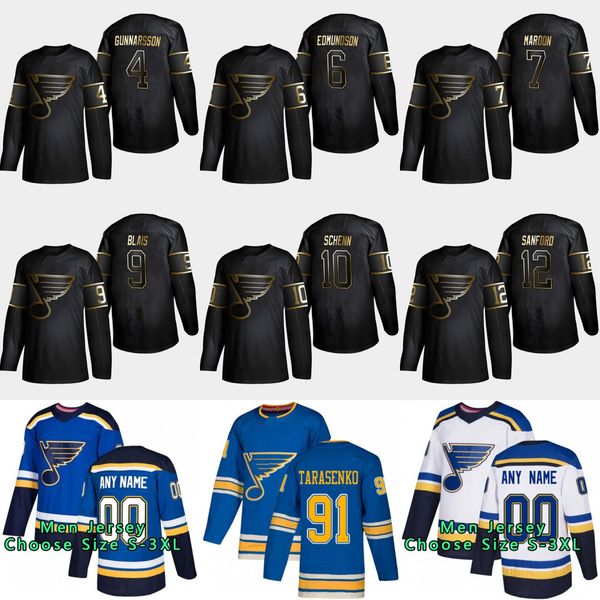 

12 Zach Sanford 2019 Golden Edition St. Louis Blues Carl Gunnarsson Sammy Blais 7 Patrick Maroon 6 Joel Edmundson Brayden Schenn Jersey