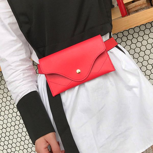 

мода женщины сумка талия качество pu кожаный мешок pure color пакет для женщин женского урожая талии сумка fanny pack портмоне