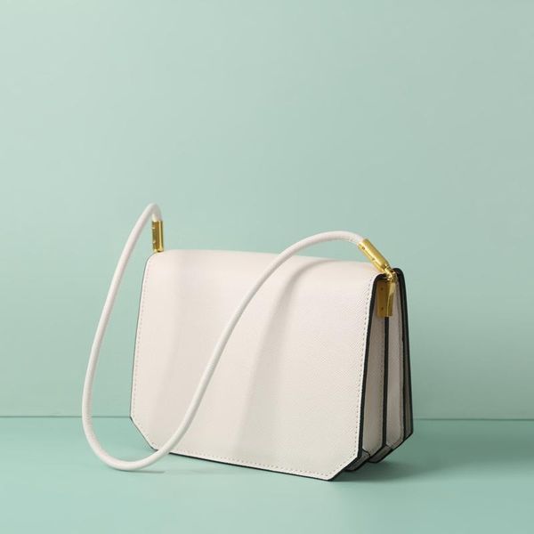 

fashion women handbag designer ladies shoulder bag youth flap sweet wind genuine leather black crossbody bag 1097