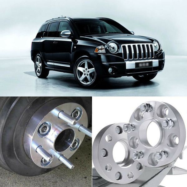 

2pcs 5x114.3 67.1cb 25mm hubcenteric wheel spacer adapters for jeep compass