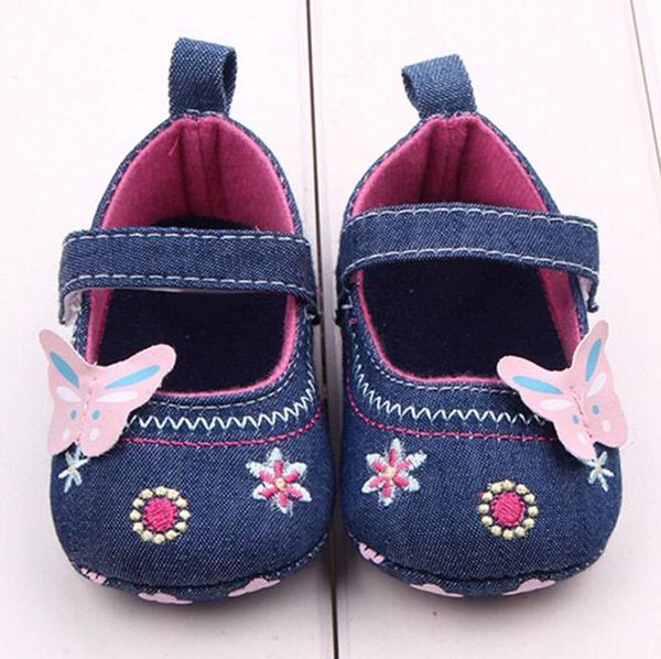 

fashion baby shoes butterfly anti-slip flowers soft sole toddler shoes comfortable cotton soft first walkers baby girl