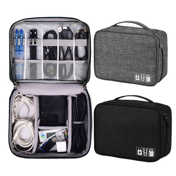 

multi-function travel waterproof electronic durable organizers bag large capacity digital pack bags for travel car accessories