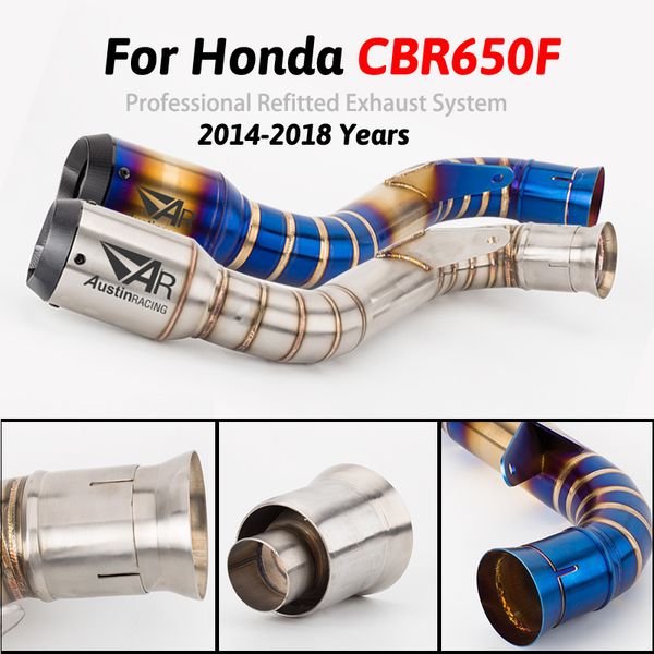 

for cbr1000rr 2017 2018 2019 cbr1000rr cbr 1000rr escape slip on motorcycle for austinracing exhaust and link pipe system