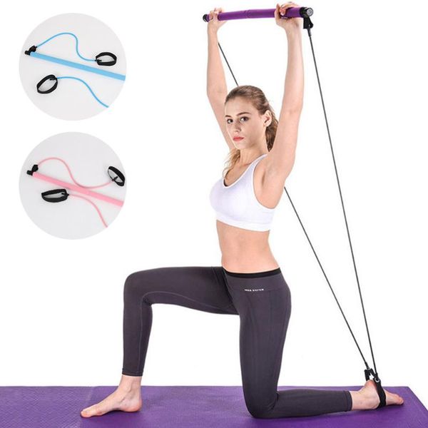 

pilates bar lightweight resistance band toning bar home gym portable pilates body workout yoga fitness stretch stick