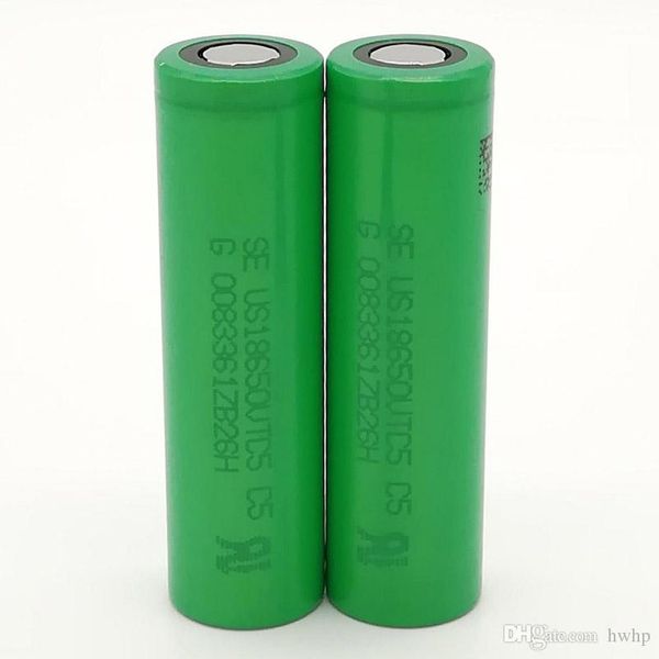 

500pcs 100% высокого качества для sony vtc5 18650 батарея 2600mah imr 3.7v для lg sony samsung rechargable литиевые батареи cell