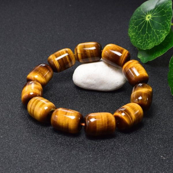 

natural 7a collection tiger eye bracelet rosary oval beads bracelets add certificate natural stone jade jewelry jade bracelet, Golden;silver