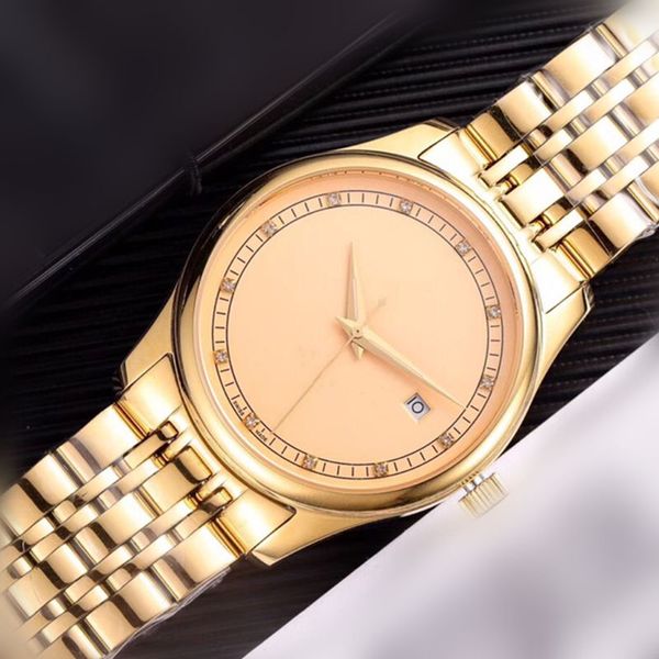 

luxury watch 8215 movement auto date gold dial 316 stainless steel case sapphire mirror stainless steel strap dÃ i hÃ©zi 4/5000 with box, Slivery;brown