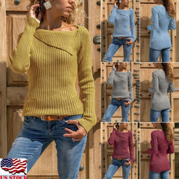 

retro rrregular stylish women casual long sleeve knitted warme pullover loose sweater jumper coat jacket knitwear outwear, White;black