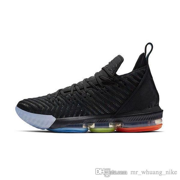 

Women lebron 16 ba ketball hoe for ale promi e black multi color boy girl youth kid neaker tenni with box