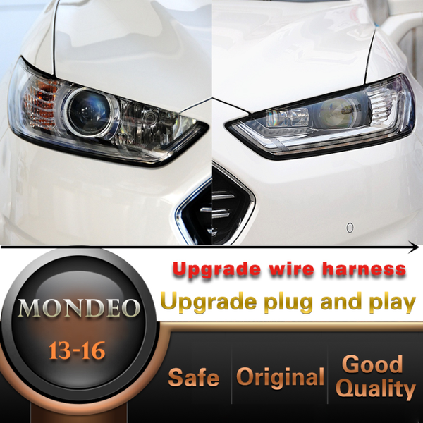 

yck car headlight modification upgrade transfer wire harness headlamp modify for 13-16 17-20 mondeo car light accessories