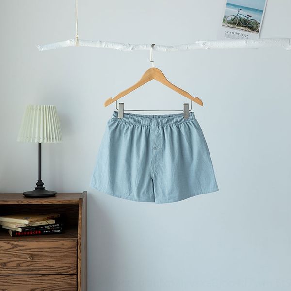 

byqpe хлопок боксер муджи-стиль стрелка домашние штаны и свободные боксеры хлопок мужская боксер муджи-стиль со стрелками брюки домашние шор, Black;white