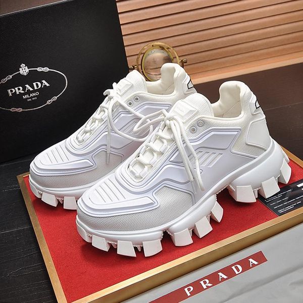 

Prada Cloudbust Thunder Knit кроссовки мужские ботинки нового прибытия способа Тип конструкции Footwears Плюс Размер Шнуровке Vintage Мужская обувь Herren Sportschuhe