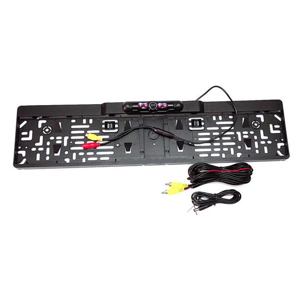 

hd lcd автомобильная европейская рамка номерного знака ночного видения с 4 светодиодами m8617