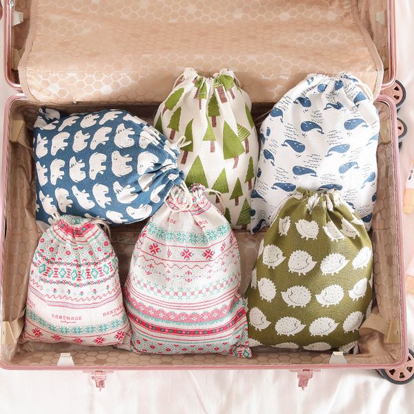 

travel storage bag toy storage underwear shoes kids toys organizer drawstring cosmetic candy pouch bags