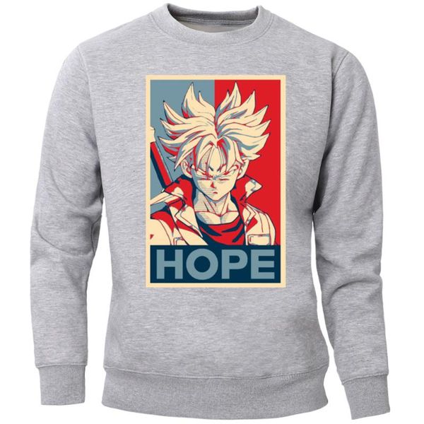 

japan anime sweatshirts men harajuku crewneck hoodies sweatshirt super jumper dragonball torankusu sportswear hoodie, Black