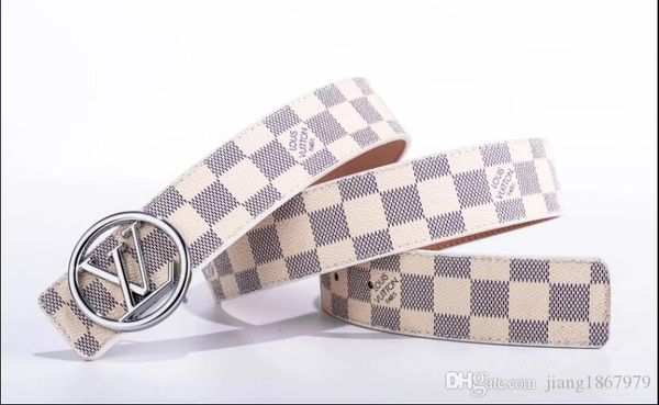 

fashionable leather belt ladies men's new fashionable business belt men's jeans casual belt, Blue;gray
