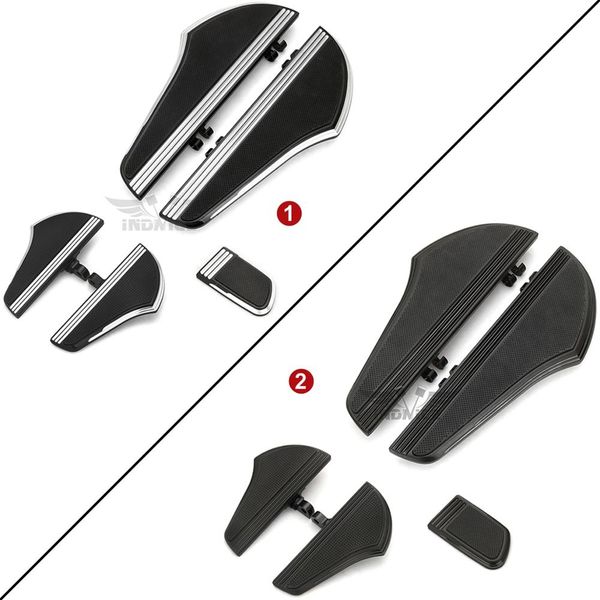 

defiance driver passenger floorboards kits for touring brake pedal covers