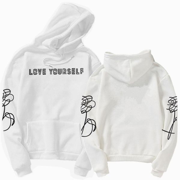 

любить себя балахон henjoy любовь себя толстовки толстовки hoodie bangtan boys kpop толстовки толстовки, Black