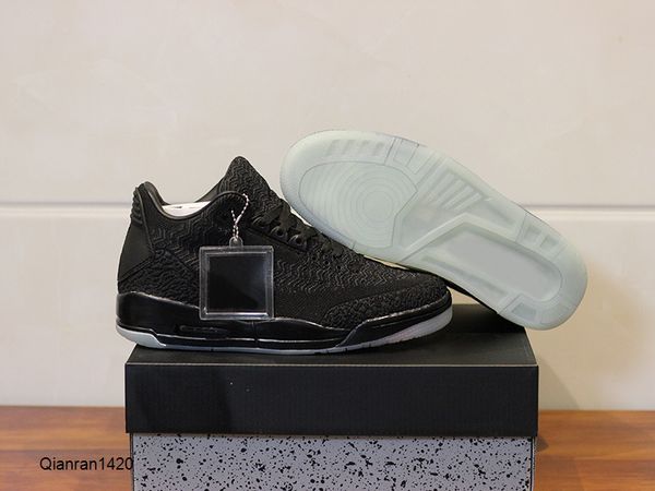 

3 anthracite-black men basketball shoes good quality rubber outsole designer trainers sneakers sports shoes with box