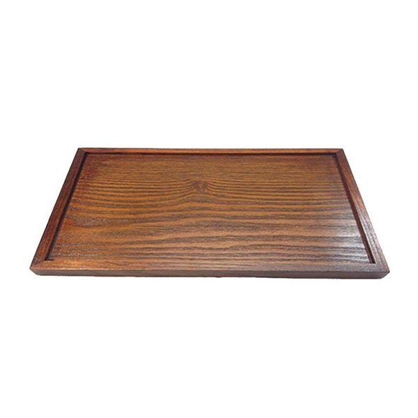 

wooden serving tray dishes plate- brown, 22x15x2cm