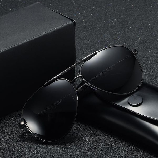 

new pilot polarized fishing driving men's fashion ladies glasses uv400 oval metal frame brand sports driving male sunglasses tgtie