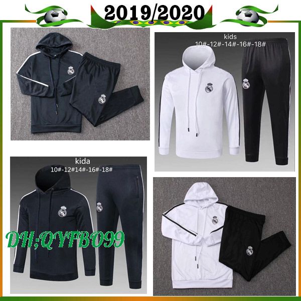 

Новый детский спортивный костюм Реал Мадрид 2018-2019 Модная футбольная спортивная к