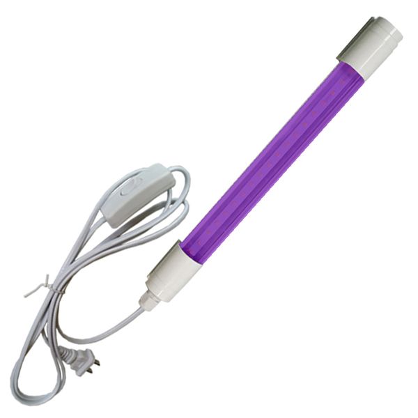 

uv led black light, uva 390nm waterproof t8 led bar tube lights with 6ft power cord and switch, supplies for fluorescent poster, body paint