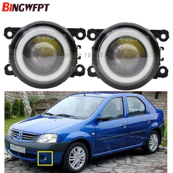 

2pcs/pair (left+right) angel eye car-styling fog lamps led lights for renault logan saloon ls 2004-2015