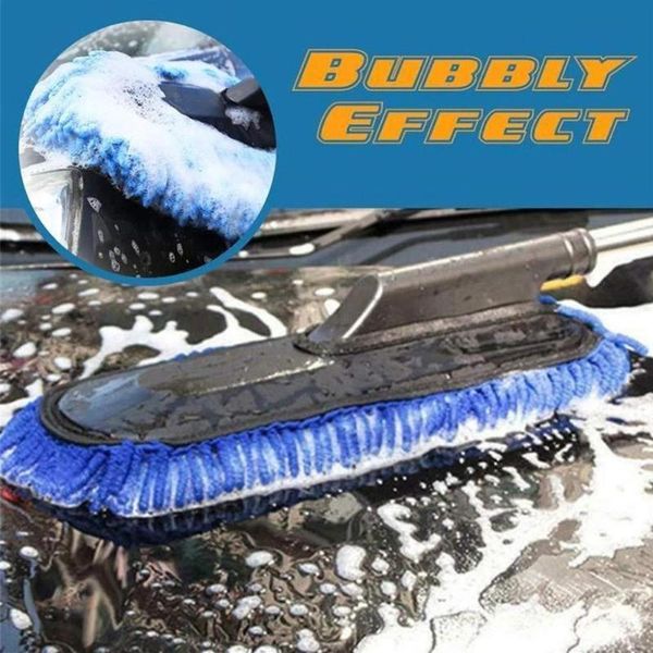 

практическая автомойка щетка для очистки duster пыль воск швабра microfiber телескопическая dusting tool