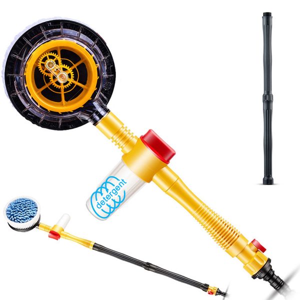 

вращающаяся щетка для автомойки с мыльным резервуаром распылитель воды стеклоочиститель инструмент для чистки дома nj88