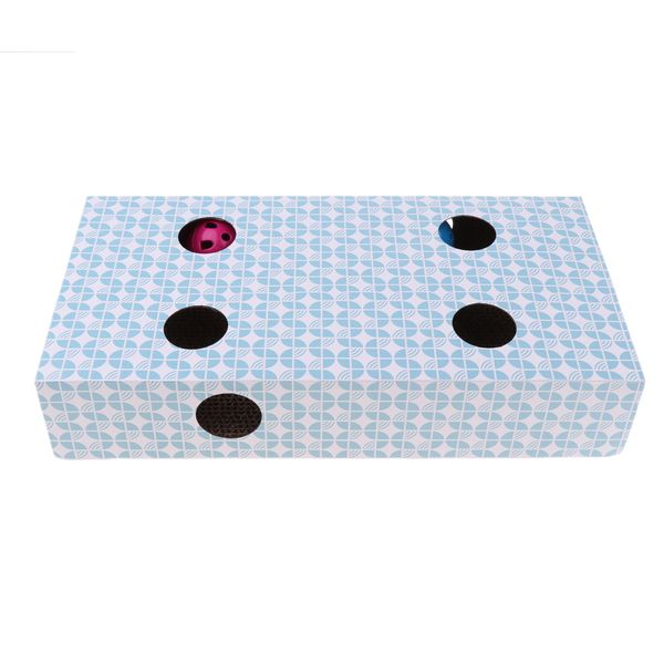 

corrugated paper pet cat scratch board scratcher kitten toy with catnip