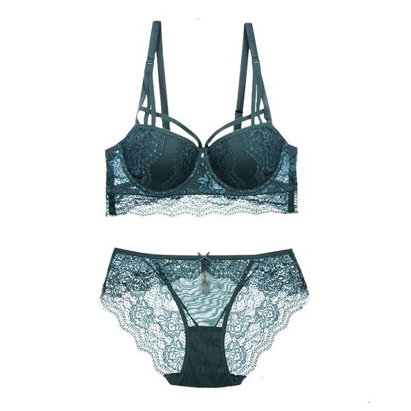 

bra set 2019 lace bra set 3 4 cup vs bra lingerie sets for women 70 85a b c cup, Red;black