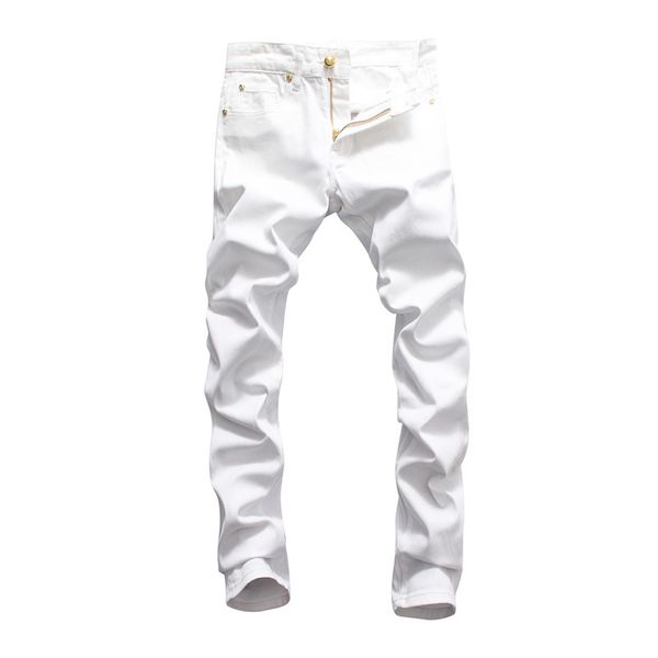 

2020 classic jeans brand srping denim light patch jeans men angeles street fashion hole slim skinn mens ripped jeans, Blue