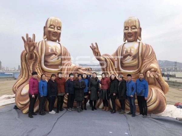

customized giant inflatable buddha for outdoors advertising outdoor decorative giant strong inflatable buddha for buddhism activity