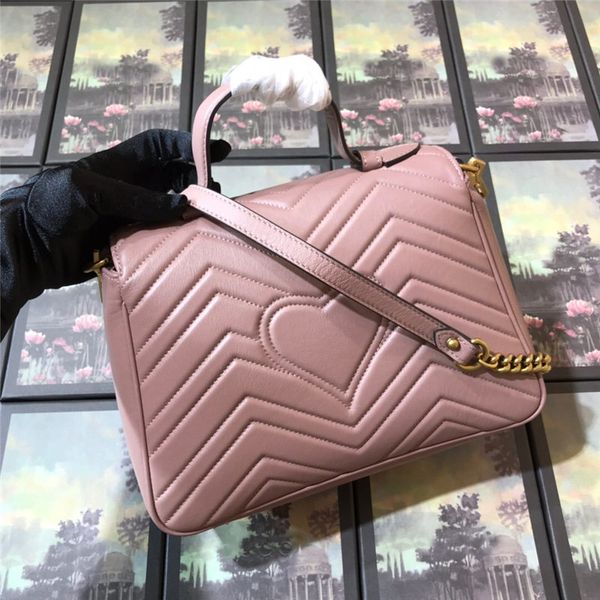 

designer purses handbags genuine leather women luxury famous v wave bags cross-body messenger chain bag