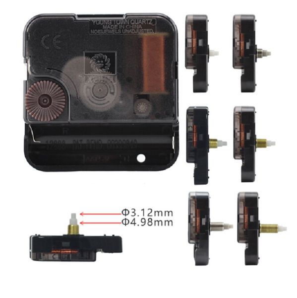 

1pc quartz clock movement 1.3v 1.7v jumping second diy clock movements mechanism repairing tools kit