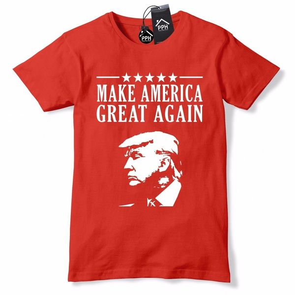 

trump face make america great again t shirt us election baseball cap tshirt 473 men women fashion tshirt segob, Black;white