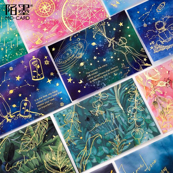 

3 pcs/pack le petit prince flower planet translucent envelope message card letter stationary storage paper gift 11*15cm