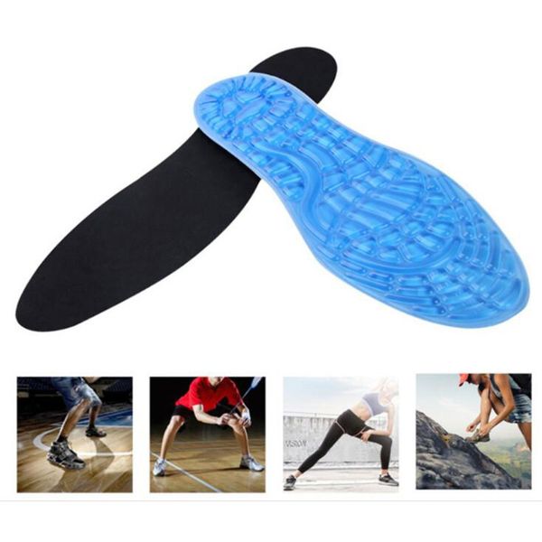 

silicone insoles massaging sport shoe pads ortc arch sport shoe foot care pad gel insoles, Black