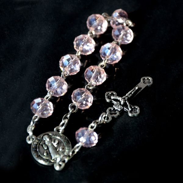 

catholicism prayer beads catholic travel rose by rosary goddess the virgin mary crafts madonna jesus cross about 8mm