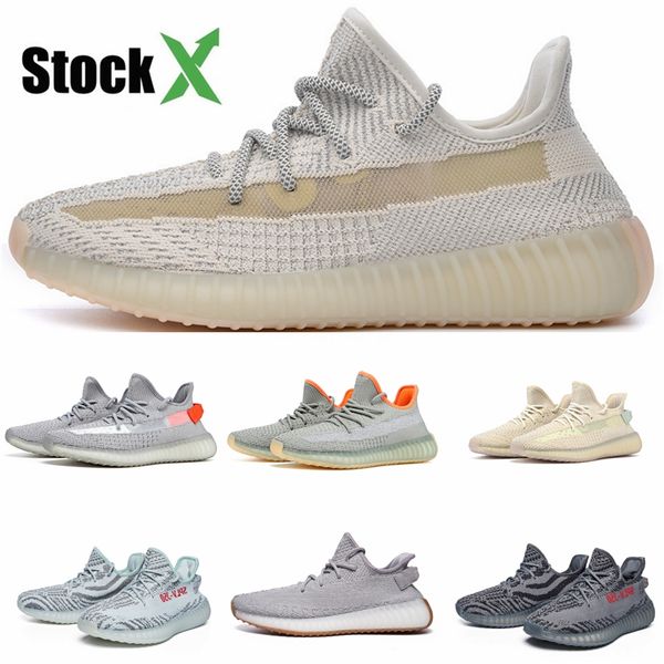 

wholesale kanye west v2 men desinger running shoes women trainers zebra black bred cream white sesame sports zapatos sneakers #qa223