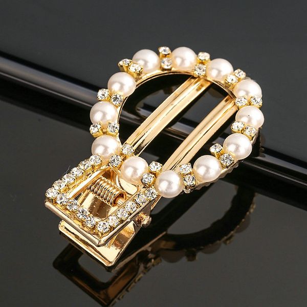 

pearl волос застежка барретт hairclip шпильки pearl white стайлинга волос клипы molletta per capelli oro e perla bosff, Black;brown