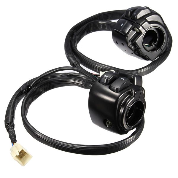 

1pair motorcycle 1"25mm handlebar control switch with wiring harness