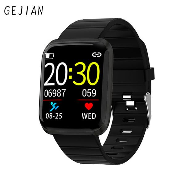 

smart watch health monitoring men's women's sports watcheswaterproof bluetooth sport fitness tracker android ios gejian 2019new, Slivery;brown