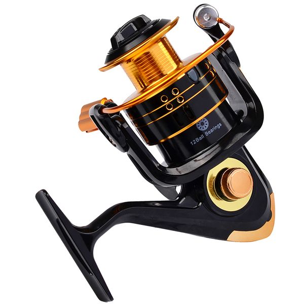 

12bb ball bearings type fishing reels 5.2:1 gear ratio left right hand interchangeable spinning reel