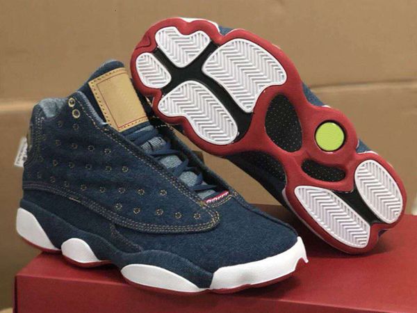 

new 4 6 11 13 denim ls travis men basketball shoes mens blue jeans 4s 11s 13s sneakers designer jumpman trainers sports chaussures
