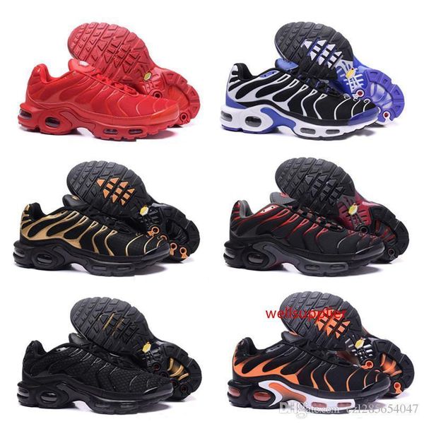 

новый 2019 дизайнер tn мужская обувь дышащая сетка chaussures runing shoes homme noir zapatillaes tn plus shoes мода увеличенная вентиляция