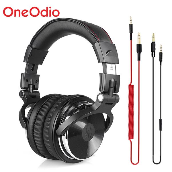 

oneodio professional studio headphones dj stereo headphones studio monitor gaming headset 3.5mm 6.3mm cable for xiaomi phones pc