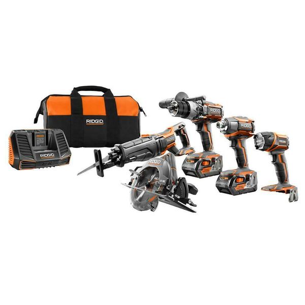 

Ridgid power tool et gen 5x 18 volt aw drill impact 2 batterie nd7 bundle